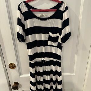Abercrombie & Fitch Black and White Striped Top